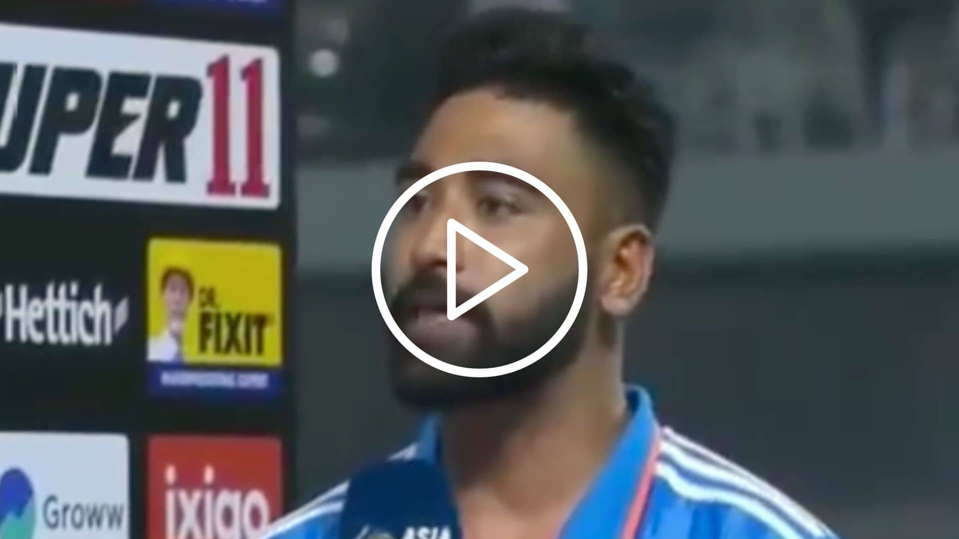 [Watch] Mohammed Siraj Wins Hearts With His Prize Money Gift To Groundsmen